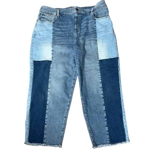 Lane Bryant Denim - “Lane Bryant” Colorblock Jeans.